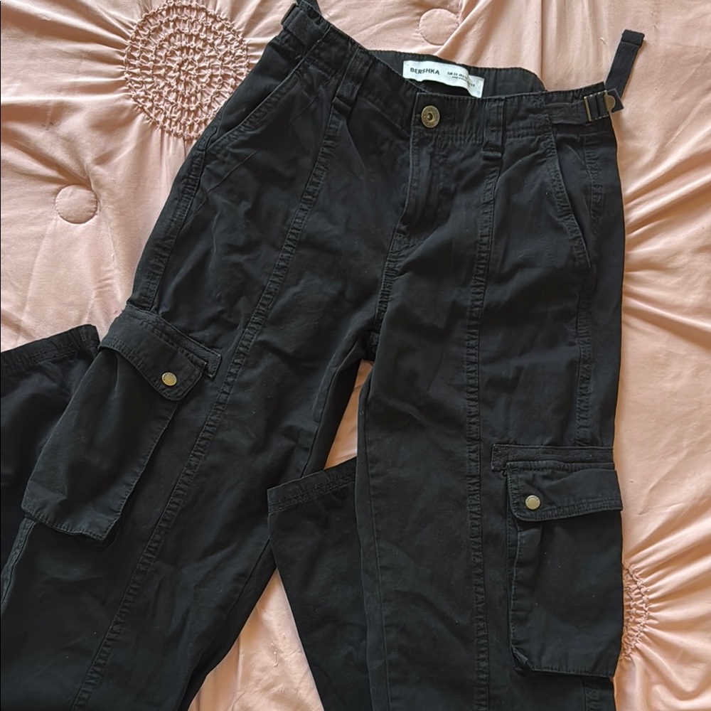 Black Cargo Pants